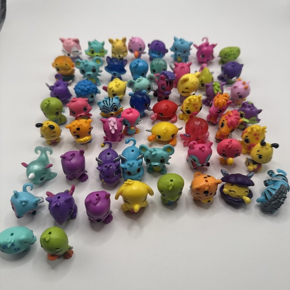 Other - 58 Hatchimals CollEGGitibles Various Mini Figures - Pony Hippo Crab Bird